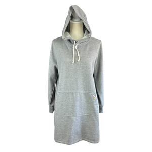 Pendleton Hooded Sweatshirt Dress Size Large Gray Minimalist Athleisure Tunic